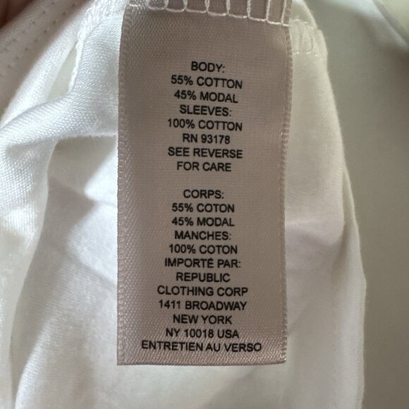 CATHERINE MALANDRINO Blouse M Black White Embroidered Floral Puff Sleeves Top - Picture 5 of 6